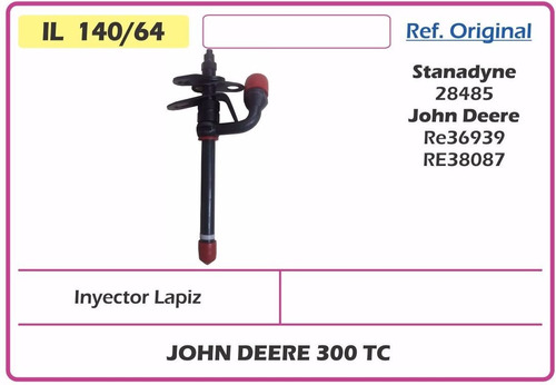 Inyector Lápiz Nuevo -john Deere 300tc -28485 Dmb Cmd 140/64