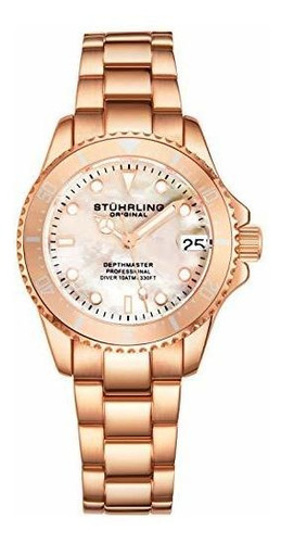 Reloj De Ra - Stuhrling Women's Dive Watch With Stainless St