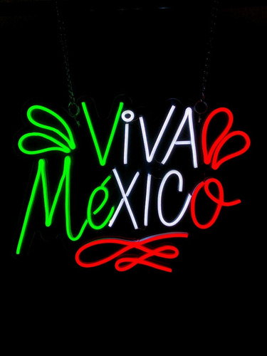 Letrero Led Neon Viva México