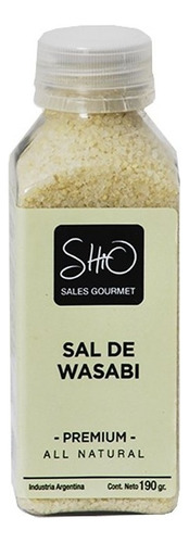 Sal Shio Gourmet De Wasabi 190g Premium Vegan / Kosher