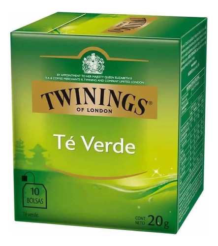 Te Twinings Te Verde 20g 10 Saquitos