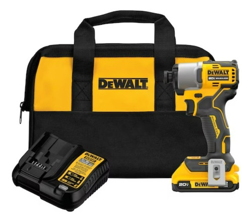 Destornillador De Impacto 1/4 Dewalt 20vmax+ Batería + Bolsa