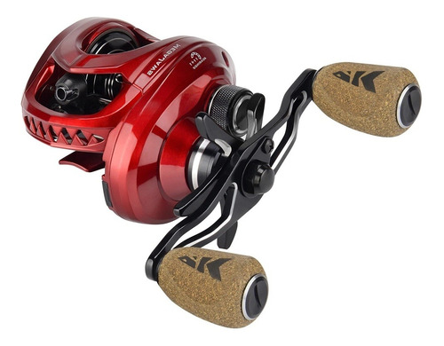 Reel Kastking Megajaws Predator Red 11+1 Rulemanes 8kg 9.1:1