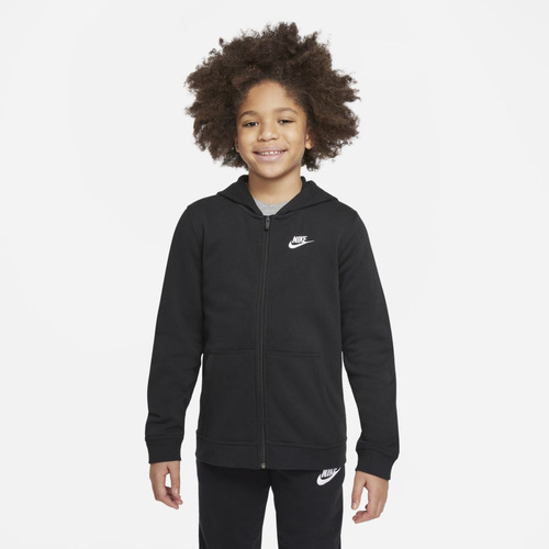 Sudadera Para Niños Talla Grande Nike Sportswear Club Negro 