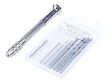Comprar Mini Taladro Manual + Mechas 0,8mm A 1,2mm Resina Artesanias