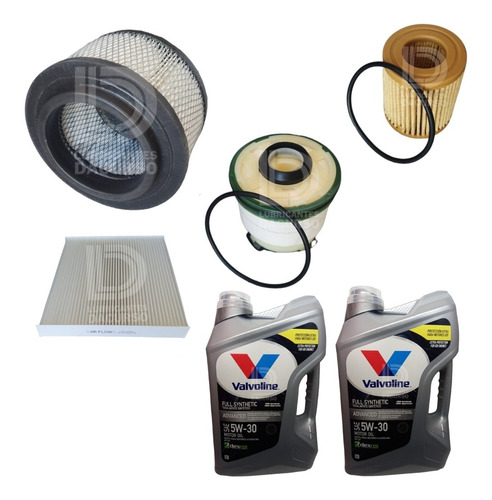 Kit De 4 Filtros Ford Ranger 3.2 / 2.2 Tdci + 5w30 Valvoline