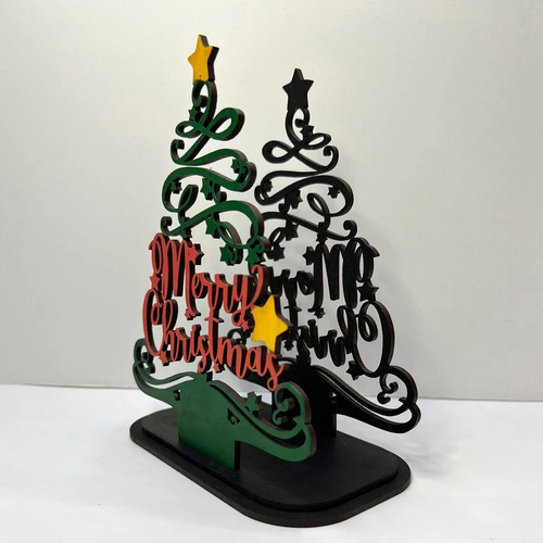 Servilletero De Madera Arbol De Navidad