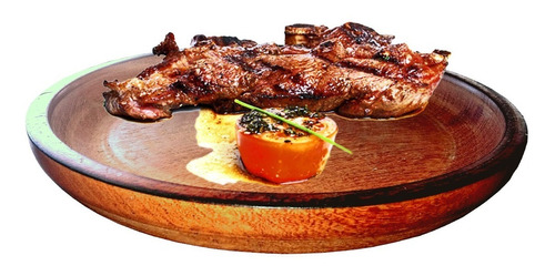 Sets 6 Platos Asado Cavados 24 Cm Algarrobo