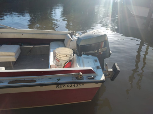 Lancha Bermuda La Cruz 92 - Motor Evinrude 200 Con Trailer.