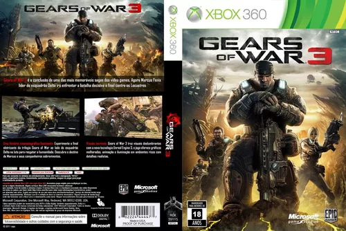 Gears of War 3 - XBOX 360 em Promoção na Americanas