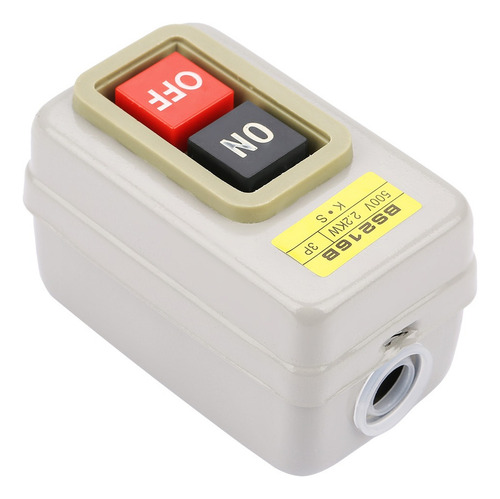 Interruptor De Botón De Encendido/apagado 110/220/380v 3 Pzs