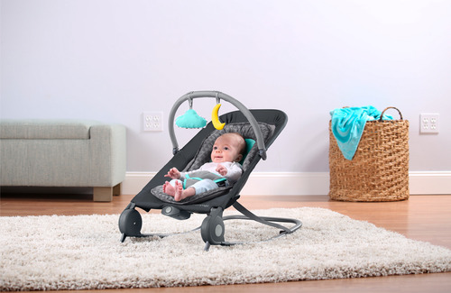 Silla Bouncer Con Vibración Y Mecedora 2en1 Duo Summer 01953 0001-negro