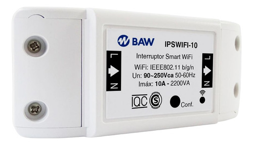 Interruptor Inteligente Smart App Wifi Timer 10a 220v Baw