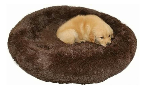 Christian Dog Cama Redonda Tipo Dona Antiestrés Para