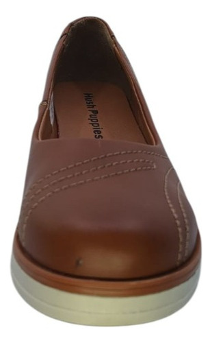 Flats Mujer Piel Cómodos Hush Puppies Hp01829 Cognac / Beige