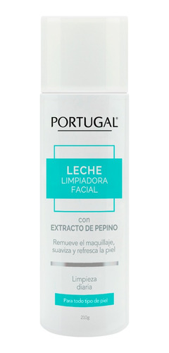 Leche Limpiadora Facial Con Extracto De Pepino 210 G.