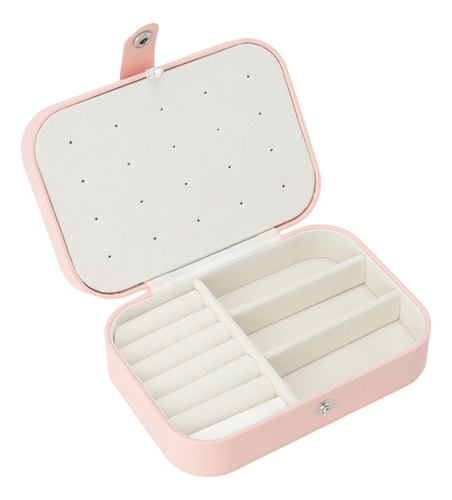 Joyero Portátil Rosa Para Viajar