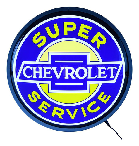 Neonetics Super Chevrolet Servicio Backlit Led Iluminado 