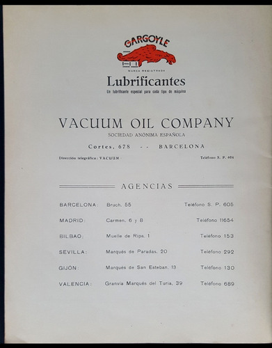 Imagen 5 de 5 de Manual Antiguo Máquina A Vapor Lubricación Gargoyle. 23217