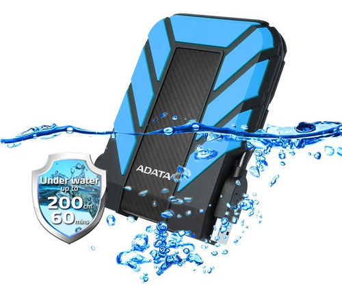 Disco Duro Externo Adata Ahd710p-2tu31-cbl Azul 2tb 3.1