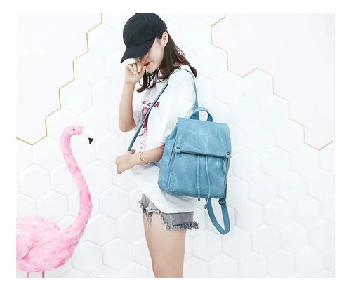 L Mochila Antirrobo De Viaje Informal Para Mujer Rosa