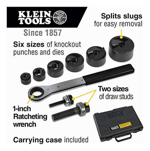 Juego De Perforadoras Klein Tools 53732sen, Knockout Punch D