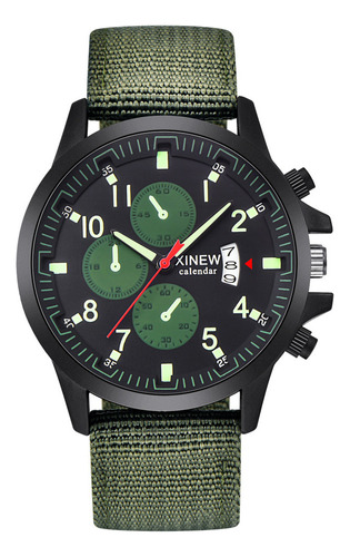 Relojes De Pulsera Para Hombre, Estilo Militar, De Acero, Es