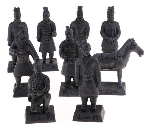 Adornos Artísticos Con Figuras De Caballos De Qin De China