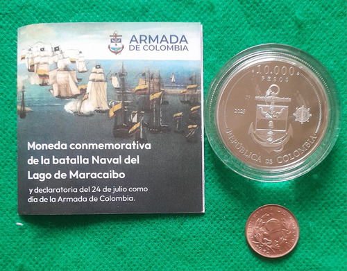 Monedas: Conmemorativa Armada  Colombia 1 Centavo Con Error