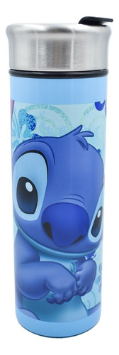 Termo Doble Pared Stitch Disney Acero Inoxidable 430ml