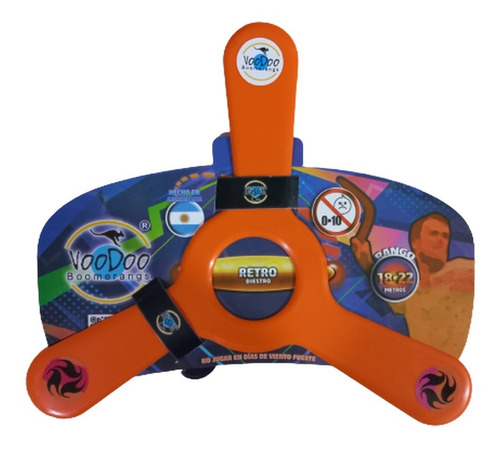 Boomerang Retro Voodoo Bumeran Plástico Adultos Niños