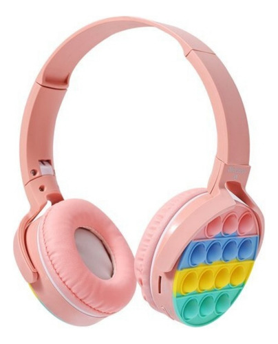 Auriculares Inalambricos C/ Pop It Seisa Bluetooth P361 Color Rosa