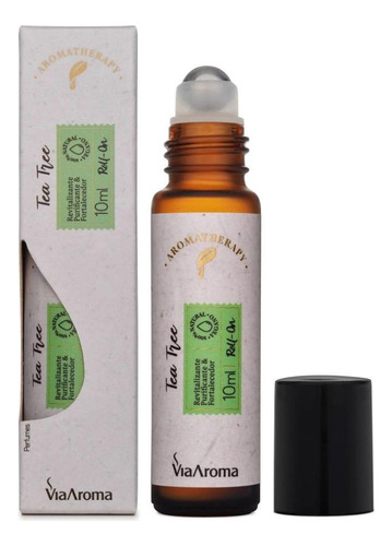 Roll-on Óleo Essencial Tea Tree Melaleuca Via Aroma 10ml