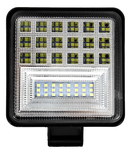 Neblinero Led Foco 10-30v Auto Camión 4x4 Cuadrado 12x10cm