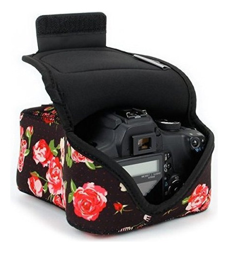 Usa Gear Dslr Estuche Para Camara / Slr Para Camara (floral)