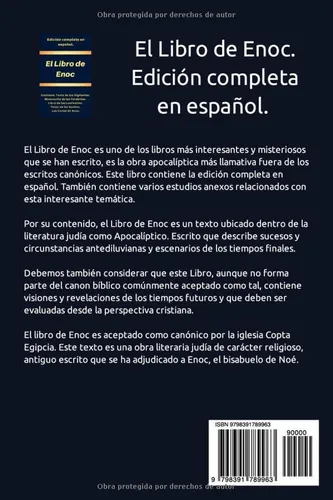 El Libro De Enoc: Edicion Original Completa En Espanol.