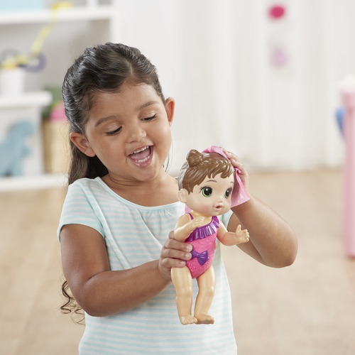 Boneca Baby Alive Banhos Carinhosos Morena - Hasbro E8716