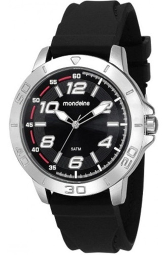 Relógio Mondaine Masculino 99359g0mvni1 Borracha Preto