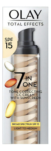 Olay Hidratante Corrector De Tono,spf 15 Ligero A Medio 50ml