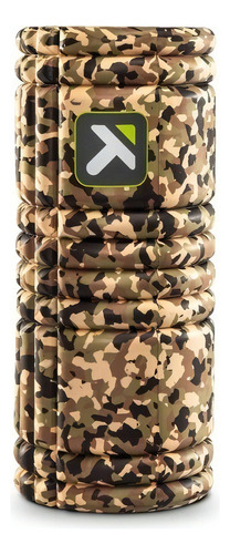 Rodillo Para Masaje Foam Roller Camuflaje Trigger Point Color Verde musgo