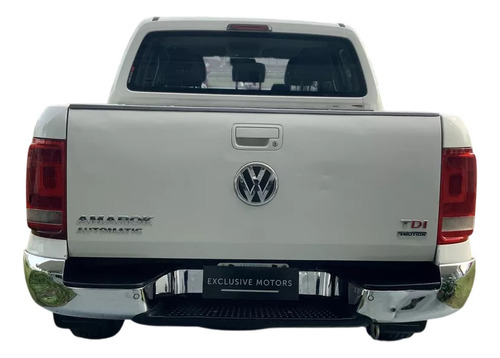 Paragolpe Trasero Negro Sin Sensor Con Soporte Para Amarok
