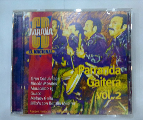 Parranda Gaitera. Vol. 2. Varios. Cd Original Usado. Qqb.