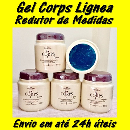 Gel Corps Creme Hinode Redutor Medidas Gordura Celulite C/5