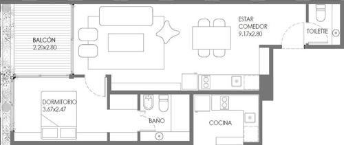 Imagen 2 de 7 de Departamento - Villa Crespo