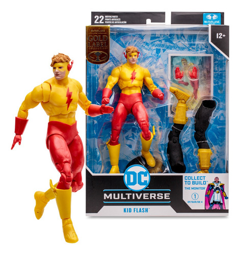 Figura Build-a 7 Kid Flash (crisis On Infinite Earths)