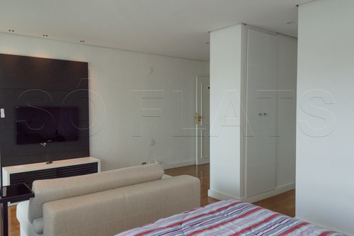 Imagem 9 de 15 de Excelente Flat Fora Do Pool No Itaim Bibi Com Vaga De Garagem. - Sf26942