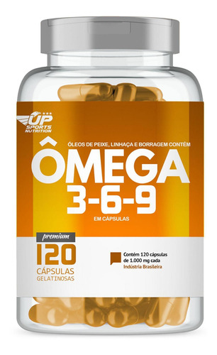 Omega 369 1000mg Com 120 Cápsulas Up Sports Nutrition