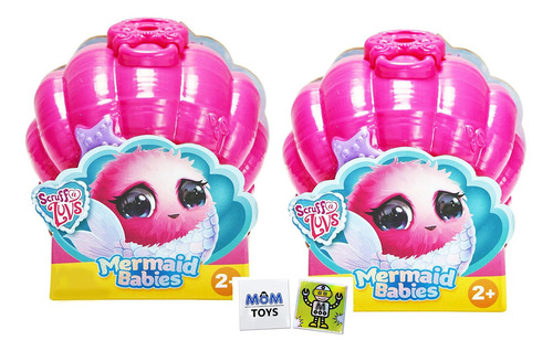 Imagen 1 de 1 de Peluche Collect Scruffaluvs Mermaid Babiespaquete De 2 Rnb