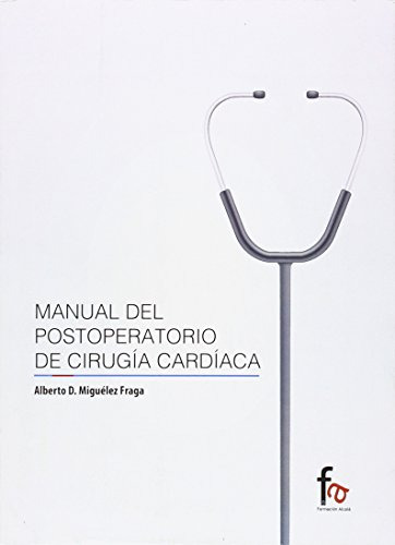 Libro Manual Del Postoperatorio De Cirugia Cardiaca (rustica