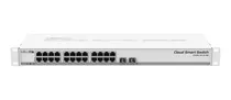 Comprar Switch  24 Ptos Gigabit Y 2 Ptos Fibra Opt. Mikrotik. Admin